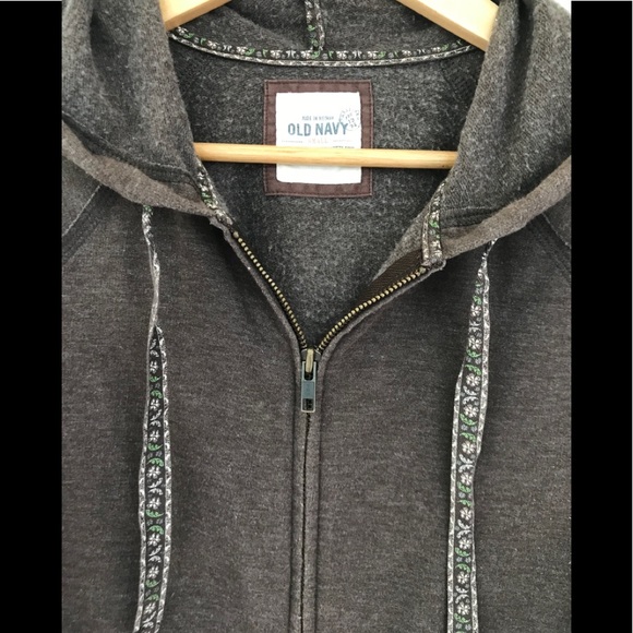 Old Navy Capped Sleeve Hoodie - Picture 3 of 4